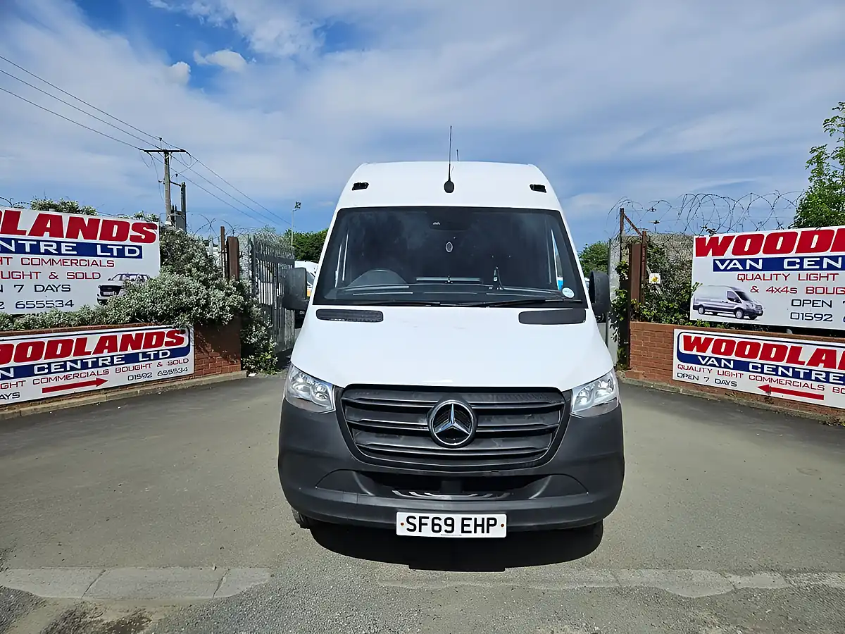 Used 2019 Mercedes-Benz Sprinter Lwb Crew Van White - Interior and Exterior details 3