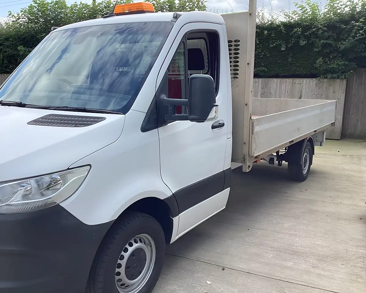 Used 2019 Mercedes-Benz Sprinter Lwb Drop-Side White - Interior and Exterior details 15