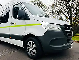 Used 2019 Mercedes-Benz Sprinter Panel Van White - Interior and Exterior details 15