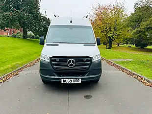 Used 2019 Mercedes-Benz Sprinter Panel Van White - Interior and Exterior details 2