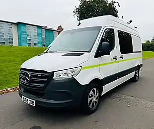 Used 2019 Mercedes-Benz Sprinter Panel Van White - Interior and Exterior details 3