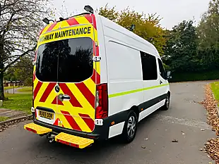 Used 2019 Mercedes-Benz Sprinter Panel Van White - Interior and Exterior details 6