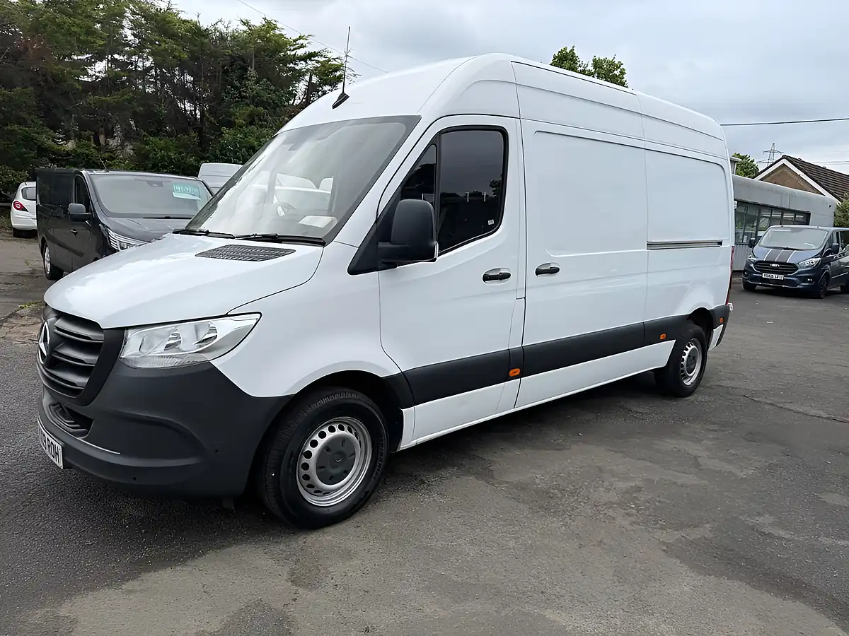 Used 2019 Mercedes-Benz Sprinter Panel Van White - Interior and Exterior details 13
