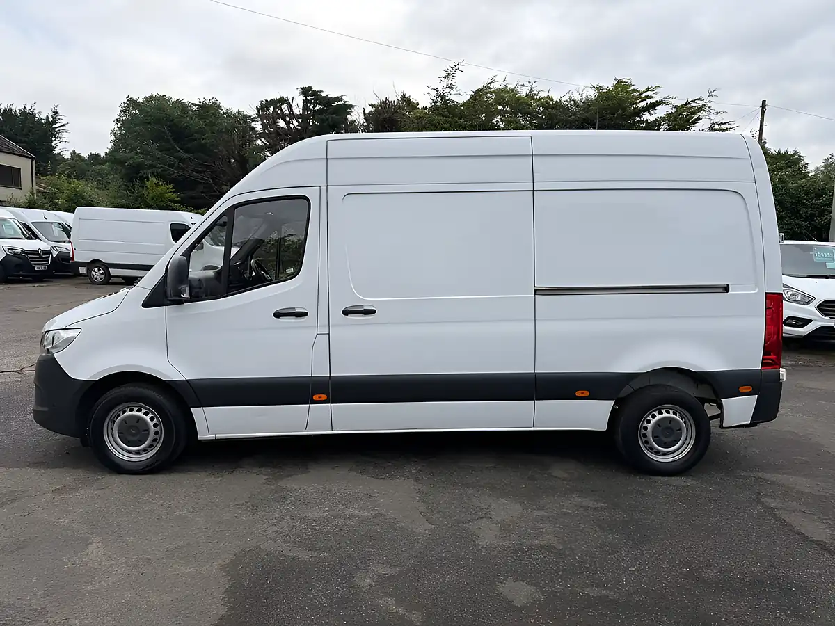 Used 2019 Mercedes-Benz Sprinter Panel Van White - Interior and Exterior details 15