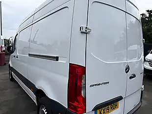 Used 2019 Mercedes-Benz Sprinter Panel Van White - Interior and Exterior details 17