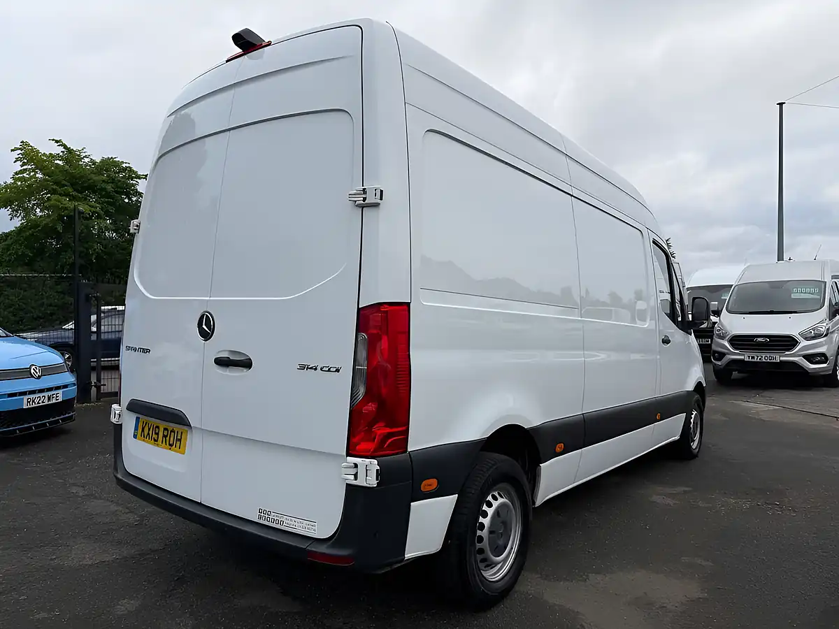 Used 2019 Mercedes-Benz Sprinter Panel Van White - Interior and Exterior details 2