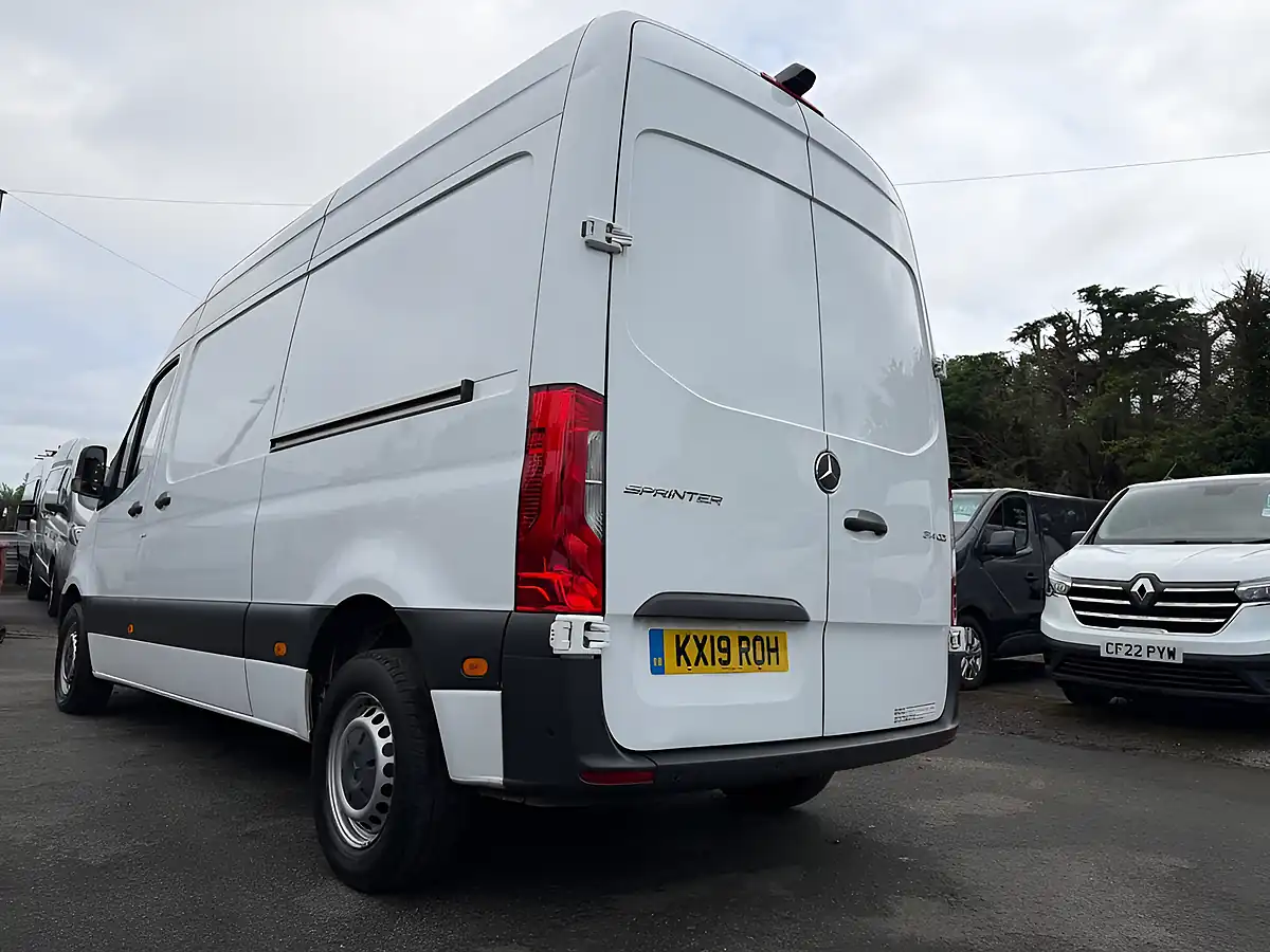 Used 2019 Mercedes-Benz Sprinter Panel Van White - Interior and Exterior details 20