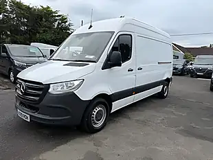 Used 2019 Mercedes-Benz Sprinter Panel Van White - Interior and Exterior details 9