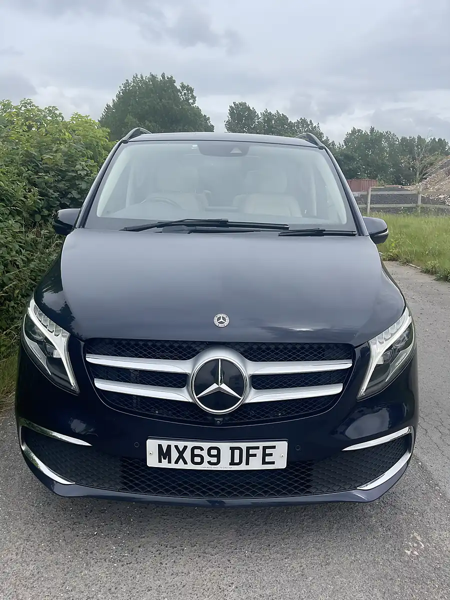 Used 2019 Mercedes-Benz V Class Sport Cavansite Blue Metallic - Interior and Exterior details 2