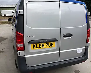 Used 2019 Mercedes-Benz Vito 114 Lwb Silver - Interior and Exterior details 16