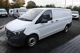 Used 2019 Mercedes-Benz Vito Panel Van L2 White - Interior and Exterior details 10