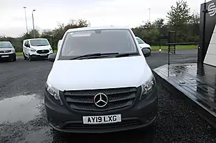 Used 2019 Mercedes-Benz Vito Panel Van L2 White - Interior and Exterior details 12