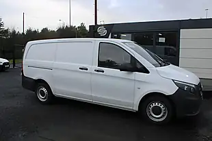 Used 2019 Mercedes-Benz Vito Panel Van L2 White - Interior and Exterior details 2