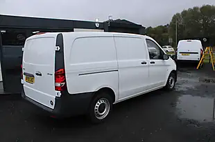 Used 2019 Mercedes-Benz Vito Panel Van L2 White - Interior and Exterior details 4