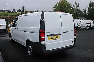 Used 2019 Mercedes-Benz Vito Panel Van L2 White - Interior and Exterior details 7