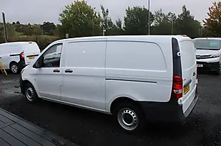 Used 2019 Mercedes-Benz Vito Panel Van L2 White - Interior and Exterior details 8