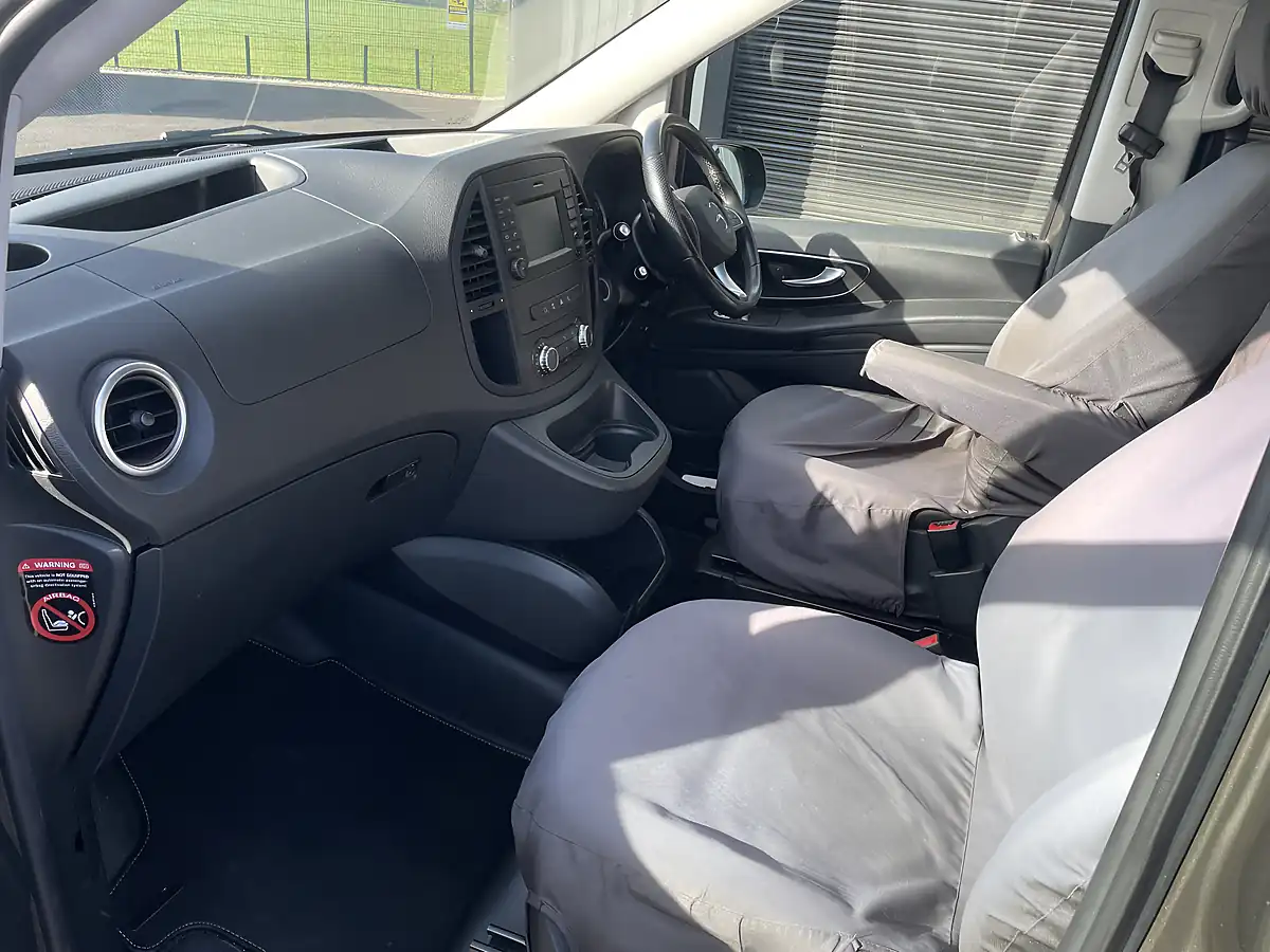 Used 2019 Mercedes-Benz Vito Sport Dualiner 5 SEAT Crew Van Grey - Interior and Exterior details 13