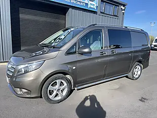 Used 2019 Mercedes-Benz Vito Sport Dualiner 5 SEAT Crew Van Grey - Interior and Exterior details 4