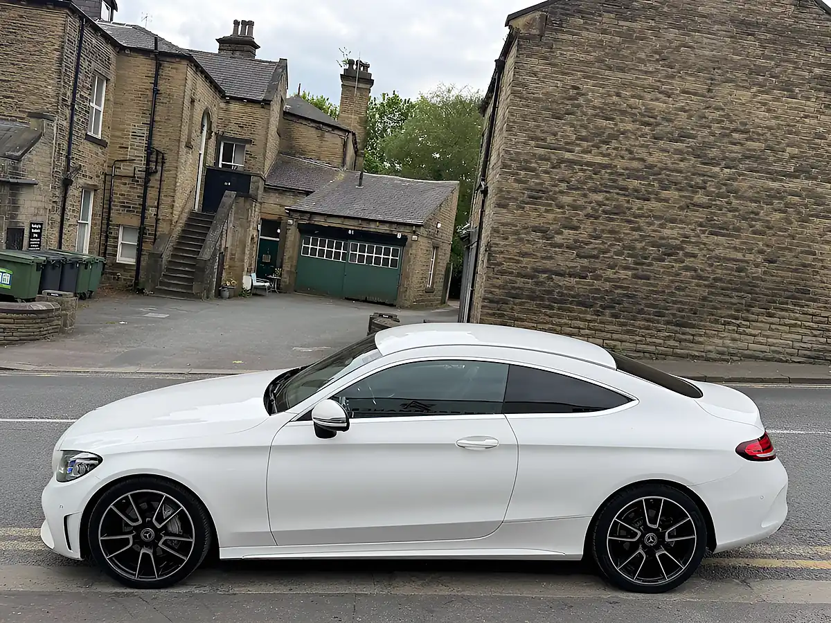 Used 2019 Mercedes C220 AMG Line (premium) White - Interior and Exterior details 14