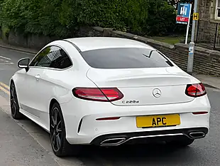 Used 2019 Mercedes C220 AMG Line (premium) White - Interior and Exterior details 4