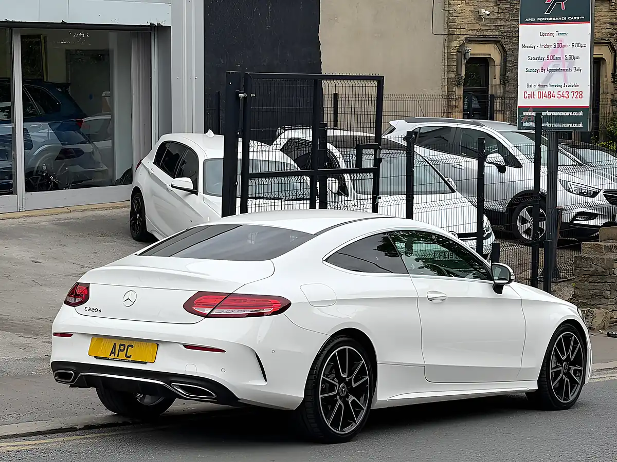 Used 2019 Mercedes C220 AMG Line (premium) White - Interior and Exterior details 6