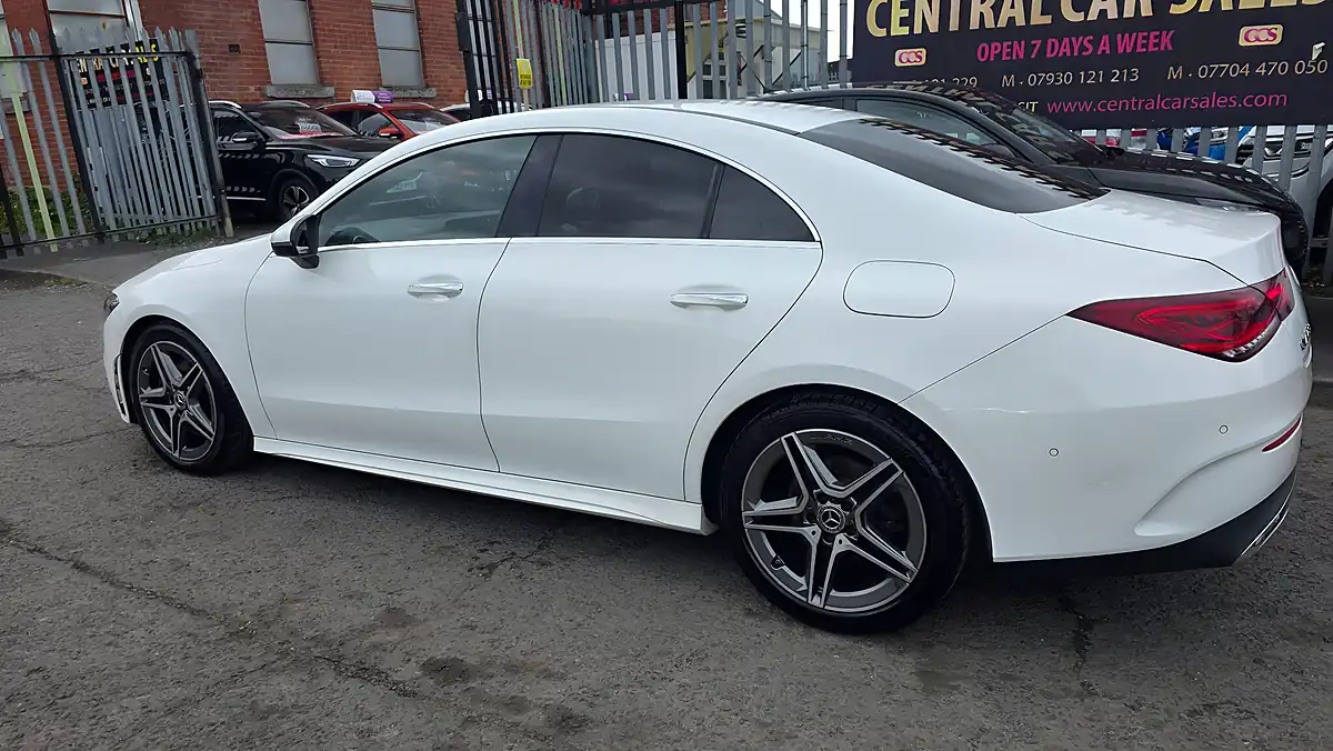 Used 2019 Mercedes Cla AMG Line Premium White - Interior and Exterior details 10