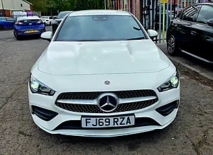 Used 2019 Mercedes Cla AMG Line Premium White - Interior and Exterior details 2