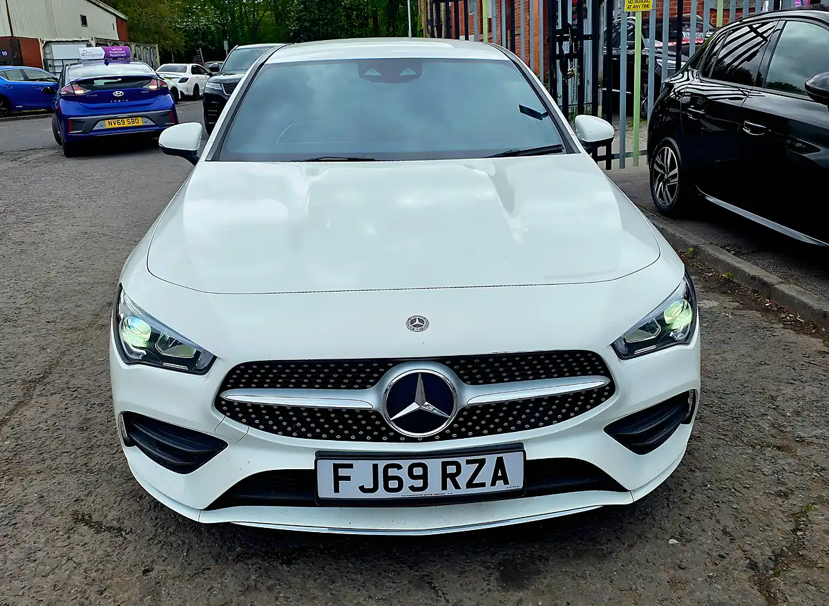 Used 2019 Mercedes Cla AMG Line Premium White - Interior and Exterior details 2