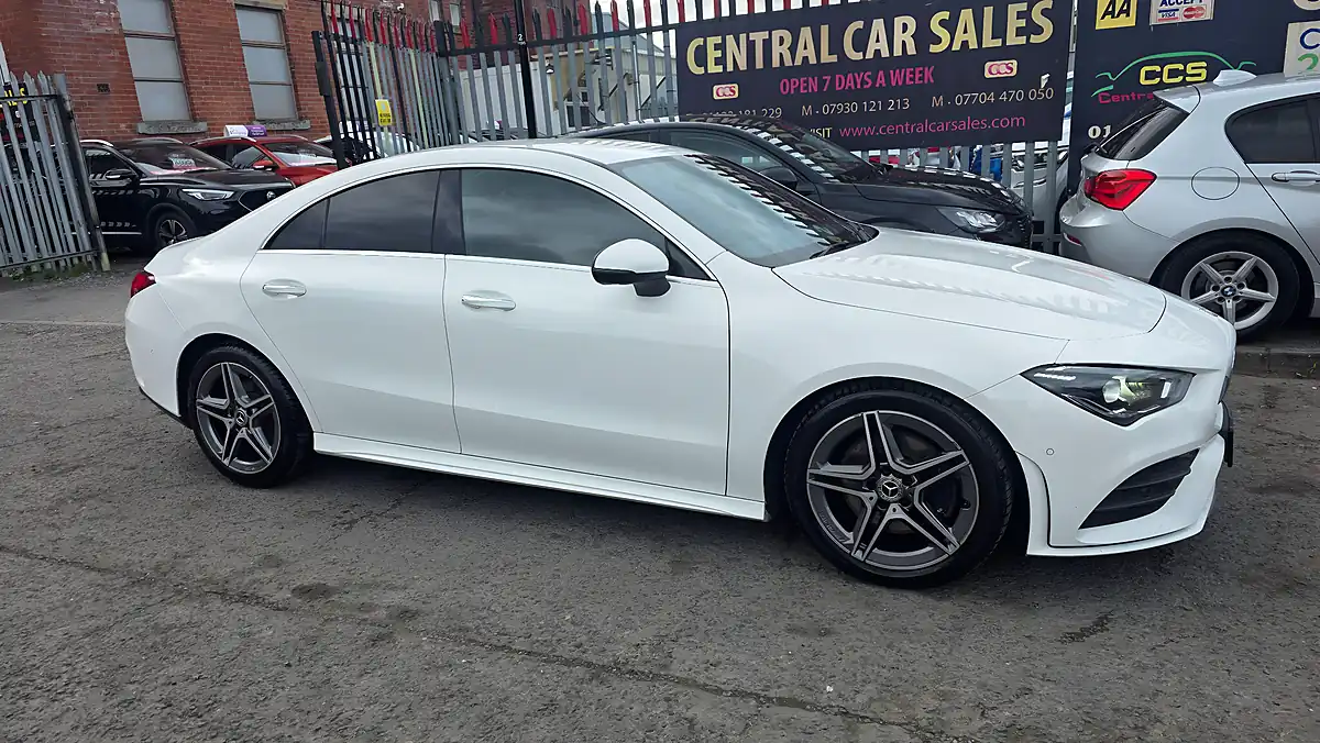 Used 2019 Mercedes Cla AMG Line Premium White - Interior and Exterior details 3