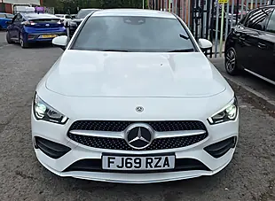 Used 2019 Mercedes Cla AMG Line Premium White - Interior and Exterior details 4