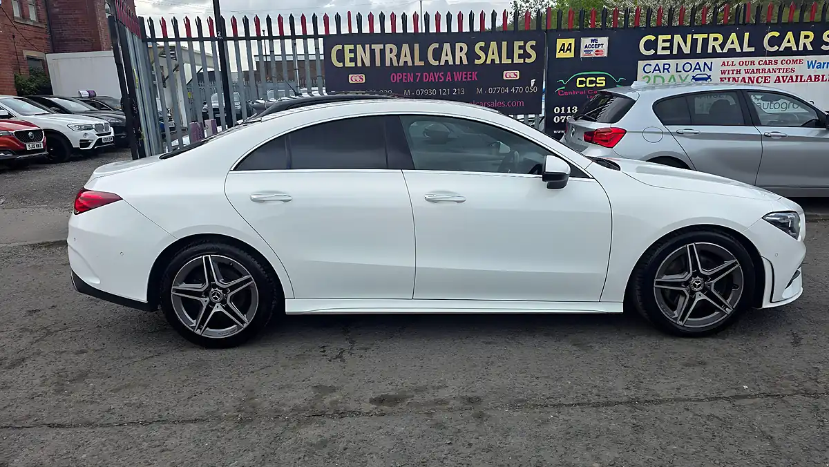 Used 2019 Mercedes Cla AMG Line Premium White - Interior and Exterior details 6