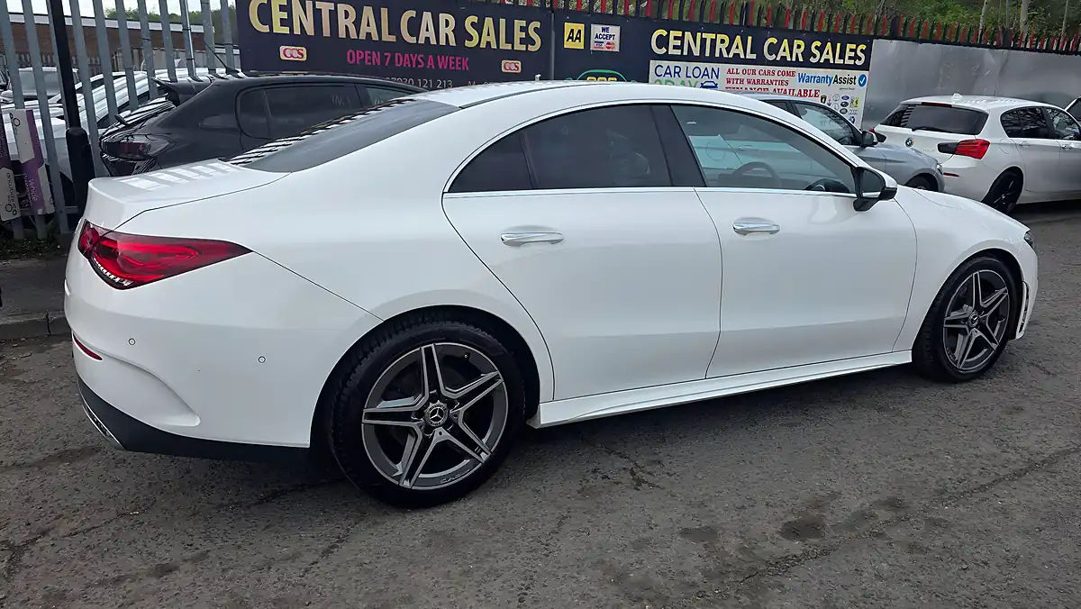 Used 2019 Mercedes Cla AMG Line Premium White - Interior and Exterior details 7