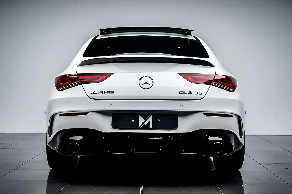 Used 2019 Mercedes CLA35 AMG Premium Plus Polar White - Interior and Exterior details 3