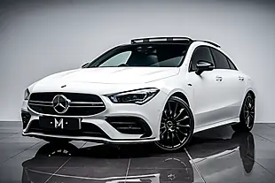 Used 2019 Mercedes CLA35 AMG Premium Plus Polar White - Interior and Exterior details 4