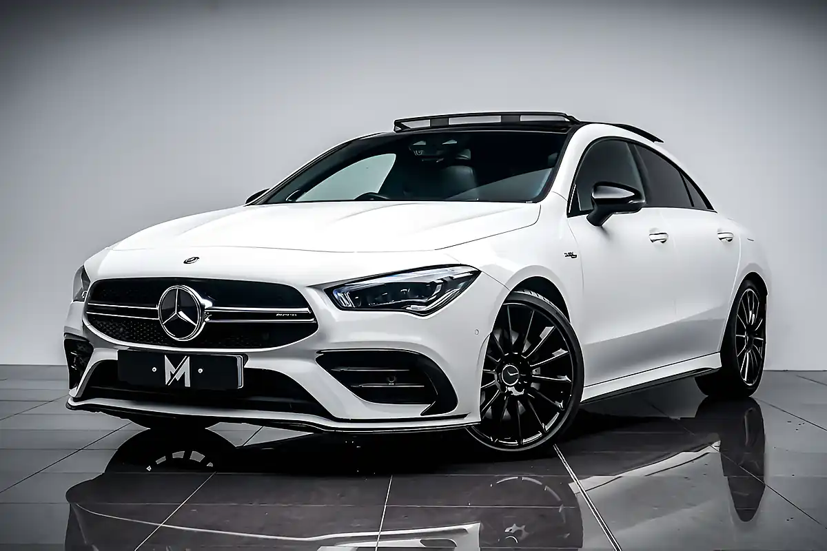Used 2019 Mercedes CLA35 AMG Premium Plus Polar White - Interior and Exterior details 4