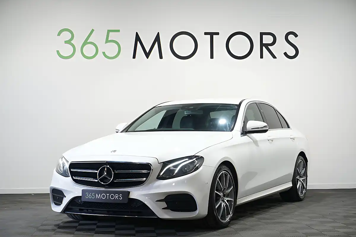 Used 2019 Mercedes E-Class AMG Line Edition Polar White - Front View