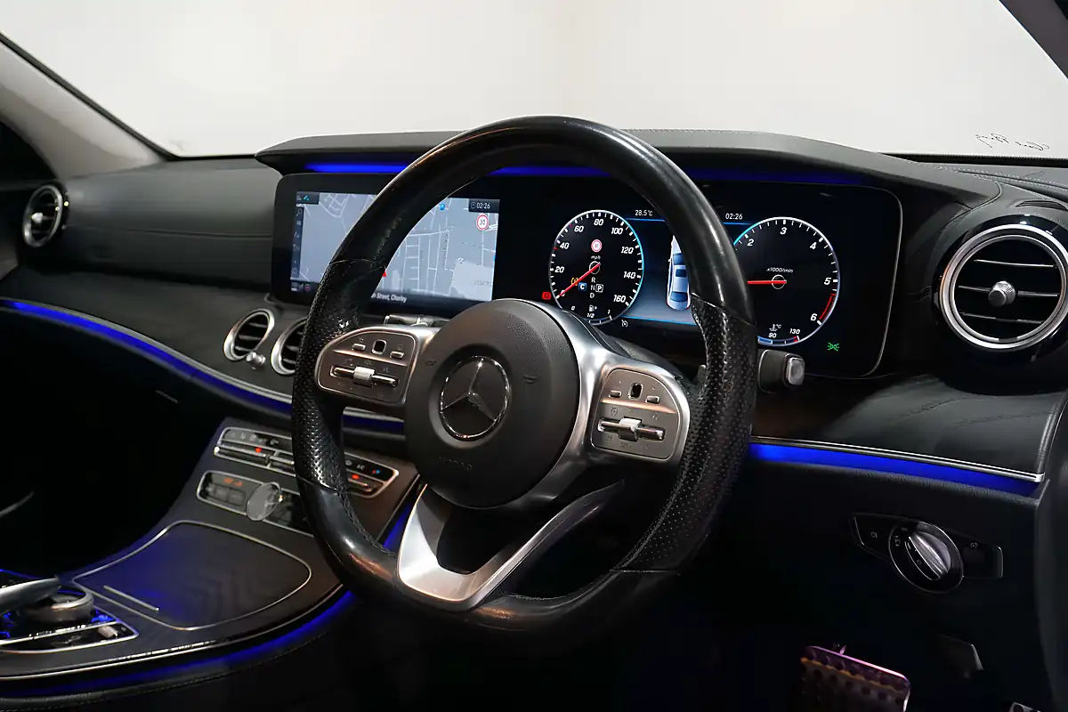 Used 2019 Mercedes E-Class AMG Line Edition Polar White - Interior and Exterior details 2