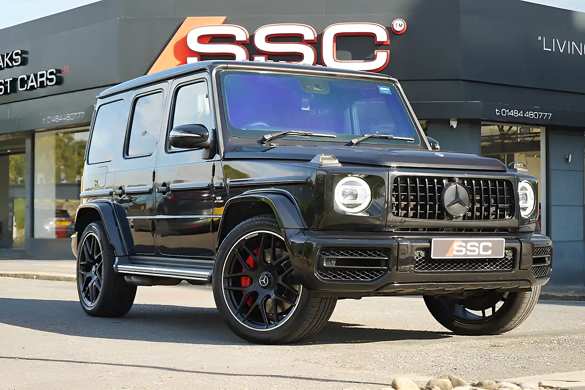 Used 2019 Mercedes G Class G63 AMG Obsidian Black - Front View