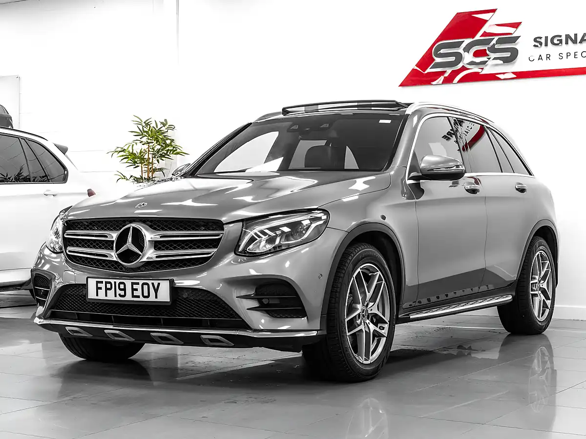 Used 2019 Mercedes Glc AMG Line Premium Selenite Grey - Interior and Exterior details 2