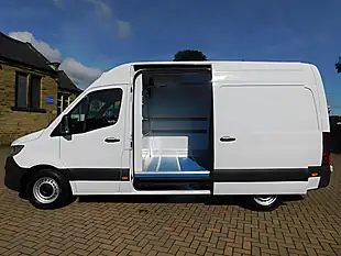 Used 2019 Mercedes Sprinter Mwb Fridge Freezer White - Interior and Exterior details 9