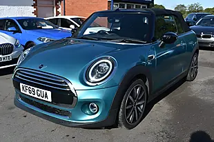 Used 2019 MINI Convertible Cooper Exclusive Blue - Interior and Exterior details 9