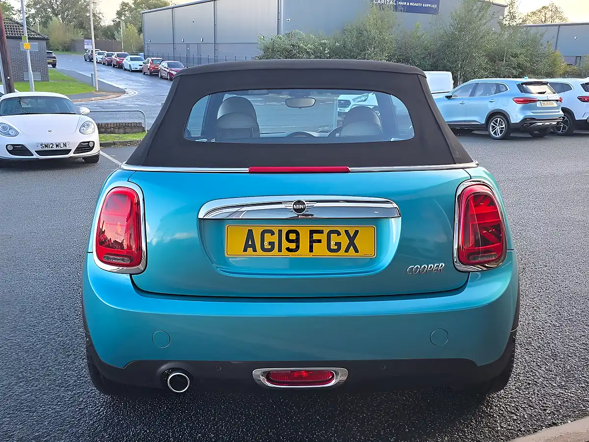 Used 2019 MINI Convertible Cooper Exclusive Caribbean Aqua - Interior and Exterior details 10