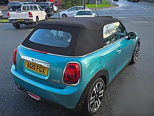 Used 2019 MINI Convertible Cooper Exclusive Caribbean Aqua - Interior and Exterior details 11