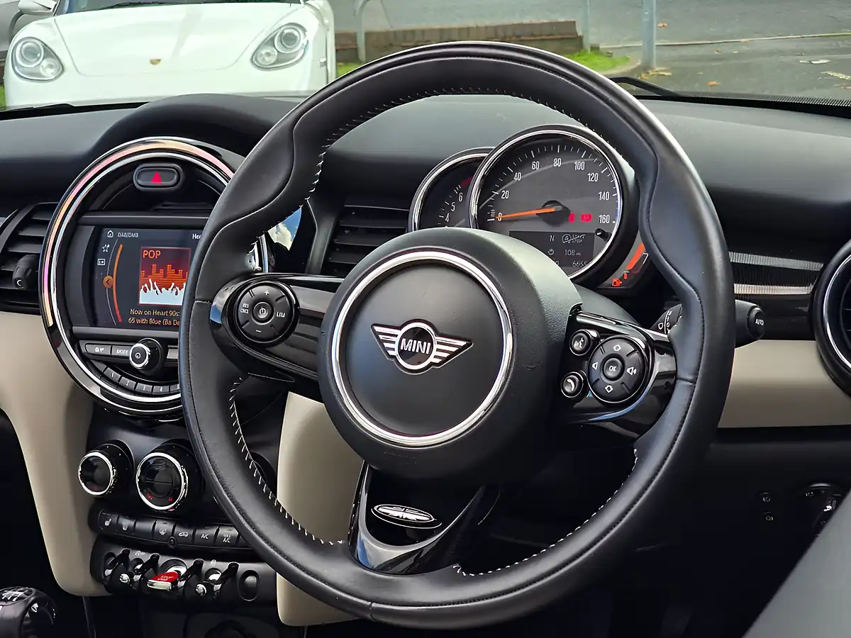 Used 2019 MINI Convertible Cooper Exclusive Caribbean Aqua - Interior and Exterior details 14