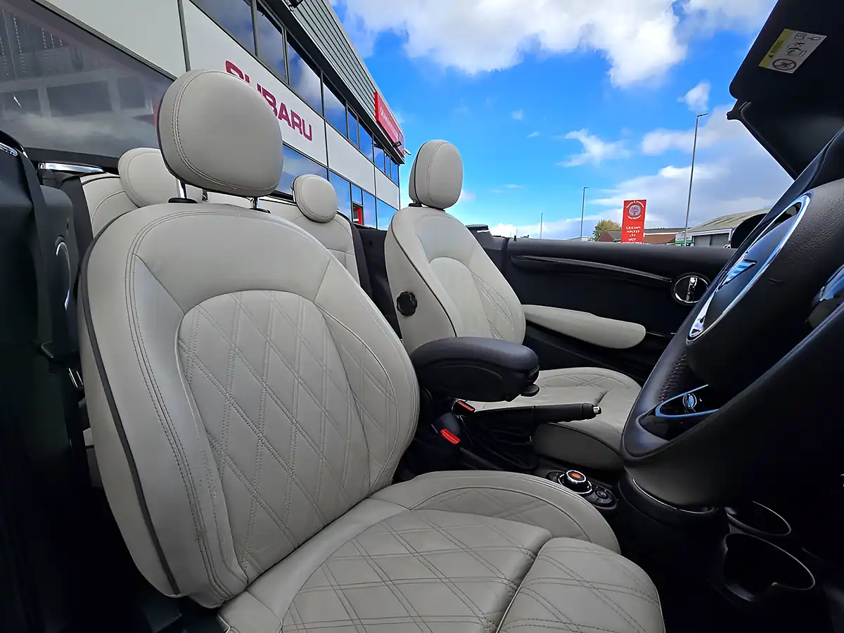 Used 2019 MINI Convertible Cooper Exclusive Caribbean Aqua - Interior and Exterior details 15
