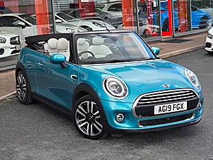 Used 2019 MINI Convertible Cooper Exclusive Caribbean Aqua - Interior and Exterior details 3