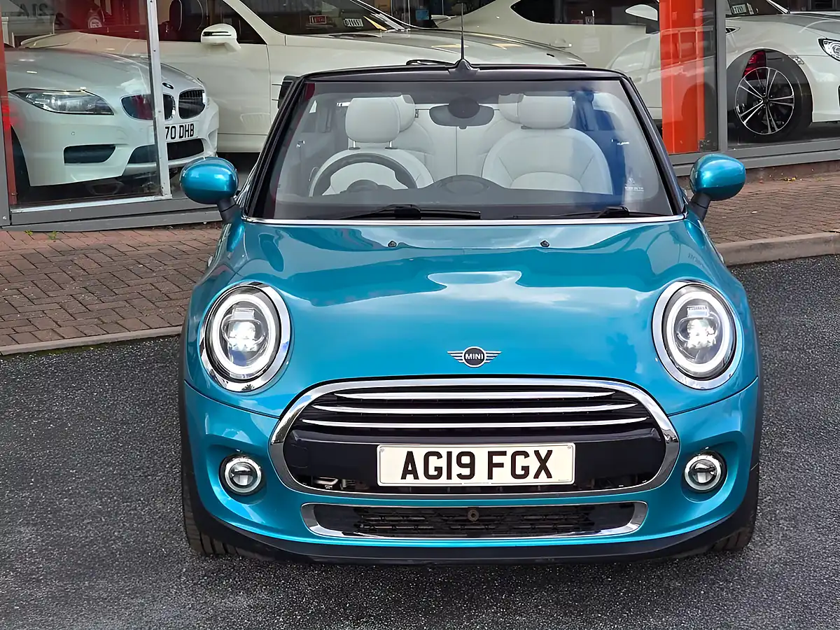 Used 2019 MINI Convertible Cooper Exclusive Caribbean Aqua - Interior and Exterior details 6