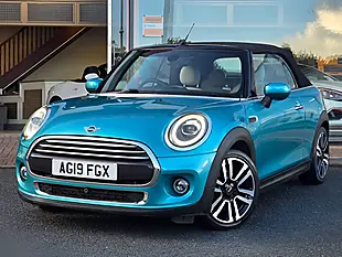 Used 2019 MINI Convertible Cooper Exclusive Caribbean Aqua - Interior and Exterior details 9