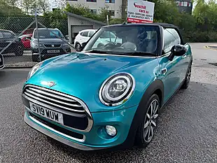 Used 2019 MINI Cooper Exclusive Convertible Caribbean Aqua - Interior and Exterior details 11