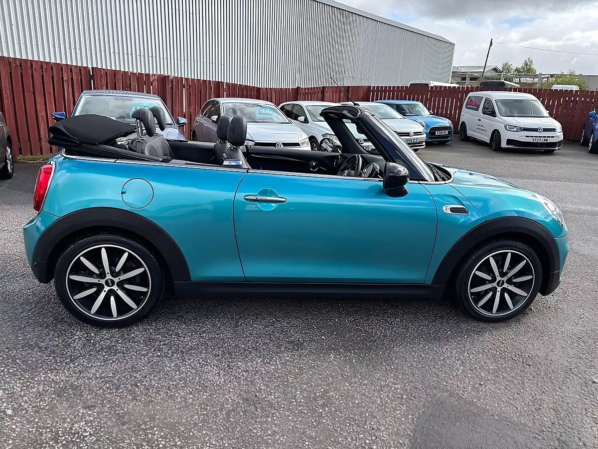 Used 2019 MINI Cooper Exclusive Convertible Caribbean Aqua - Interior and Exterior details 14